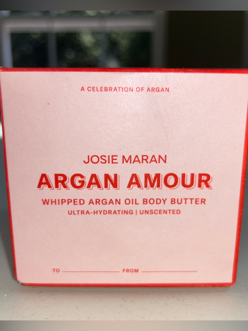 JOSIE MARAN Pink-Capped Whipped Argan Oil Body Butter - Picture 2 of 7